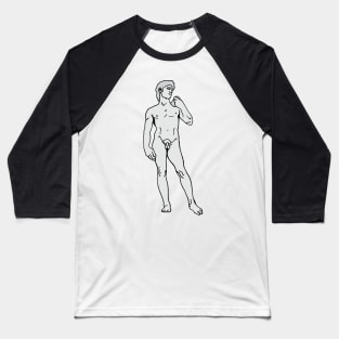 David Michelangelo Art History Sculpture Baseball T-Shirt